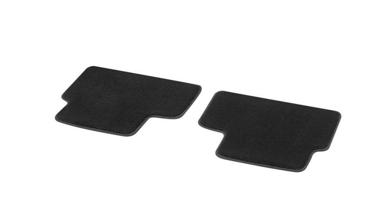 Veloursmatten EXCLUSIV, Fond, 2-teilig LL/RL, schwarz A17768065009K26 Veloursmatten EXCLUSIV, Fond, 2-teilig LL/RL, schwarz A17768065009K26