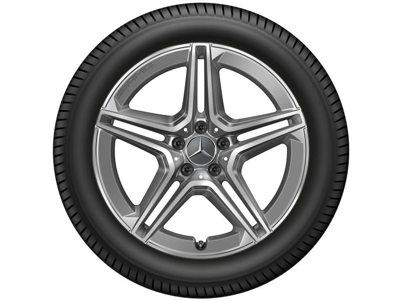Junges Rad AMG 5-Doppelspeichen-Rad Glanzgedreht Tantalgrau 235/50 R19 99H Bridgestone Blizzak LM001 MO GLA Baureihe 247 Q440141911360G1/70G1