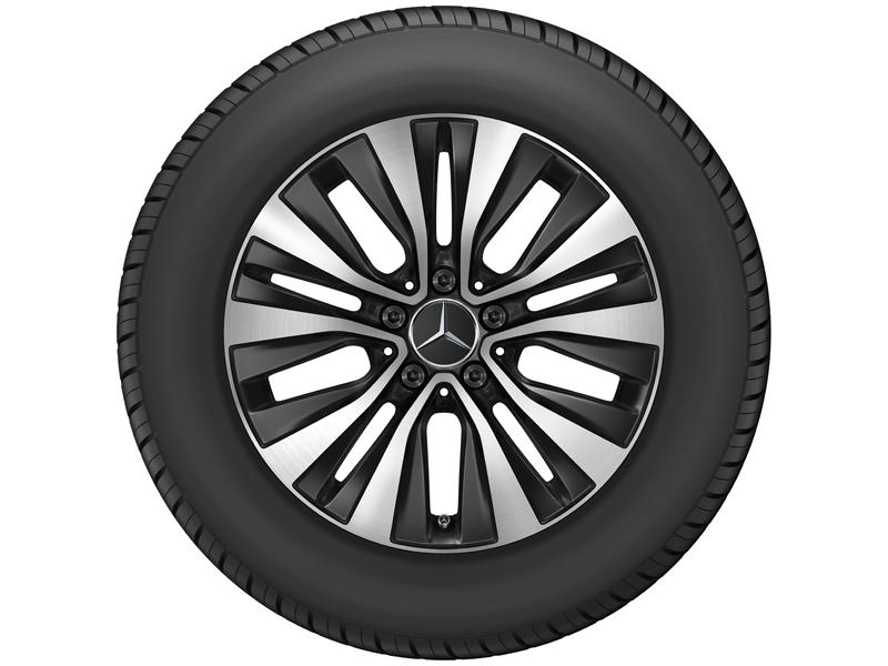 17 Zoll Alufelge Mercedes schwarz