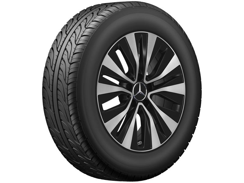 17 Zoll Alufelge Mercedes schwarz