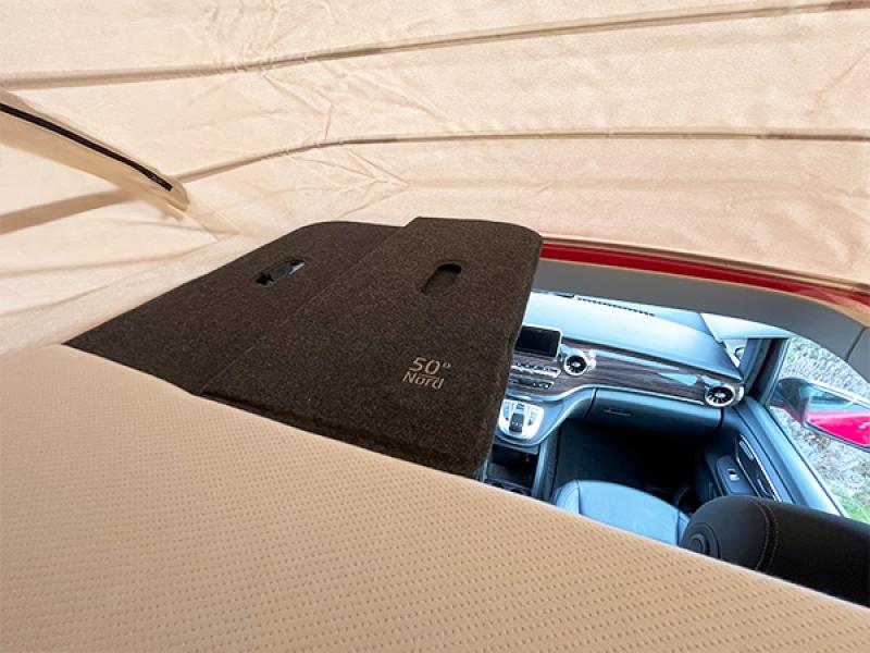 Dachbett Erweiterung mit Bajonettanschluss für Standheizung im Marco Polo Camper