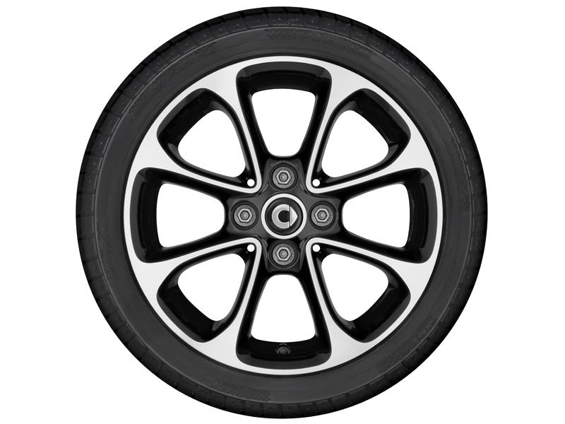 Original smart Leichtmetallrad 15 Zoll –  für die Hinterachse