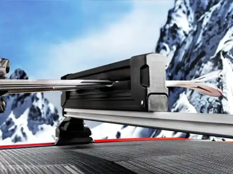Westfalia Ski- und Snowboard-Träger Schwarz – sicherer Transport für bis zu 6 Paar Ski oder 4 Snowboards