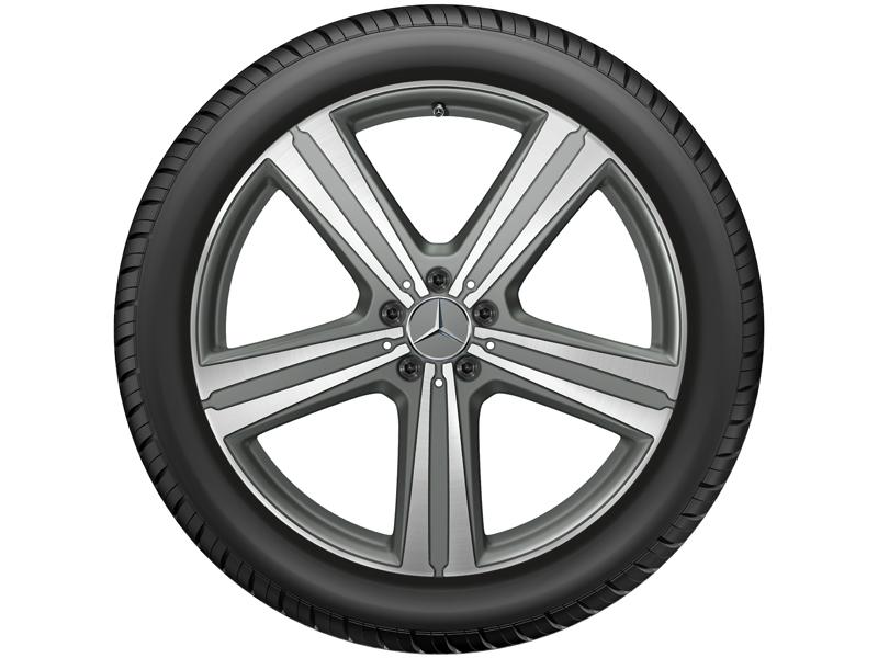 GLE Baureihe 167 Sommerkomplettrad 5-Speichen-Rad Grau Himalaya Matt 275/45 R21 Q440651110390 (VA)