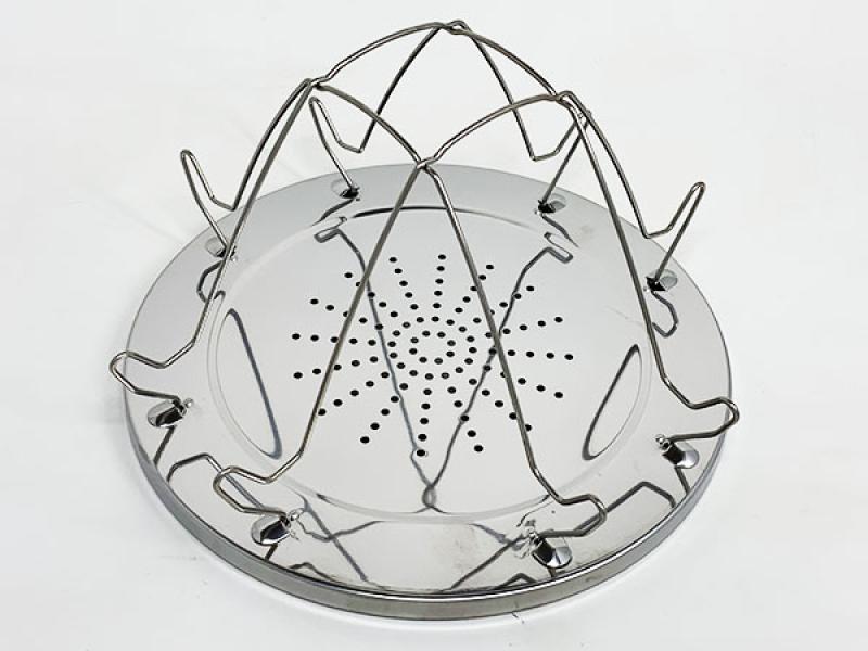 Camping Toastaufsatz aus Edelstahl