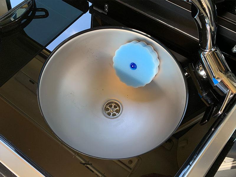 Spülschwamm Halter Saugnapf | Ideal für Camper Küche