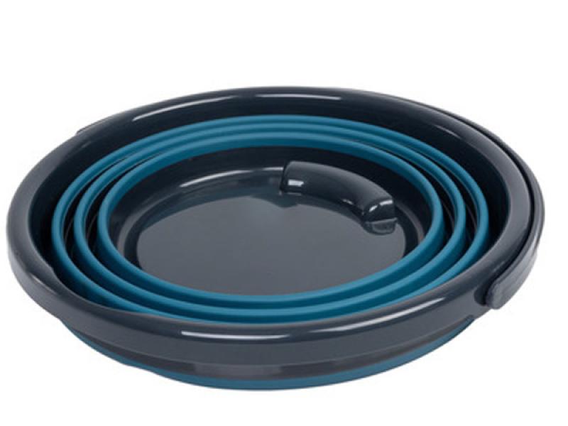 Leichter, faltbarer Eimer mit 10 Liter Fassungsvermögen, perfekt für Outdoor-Aktivitäten und vielseitige Camping-Anwendungen.