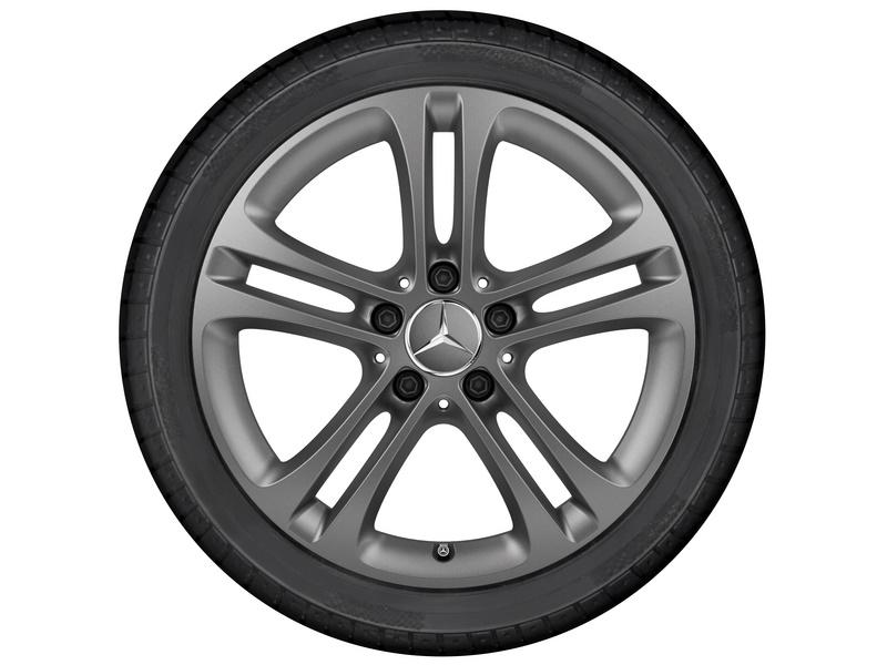 A/B/CLA-Klasse Winterrad 5-Doppelspeichen Metallic 225/45 R17 91H Dunlop SP Winter Sport 4D MO Q44014121254A/1255A