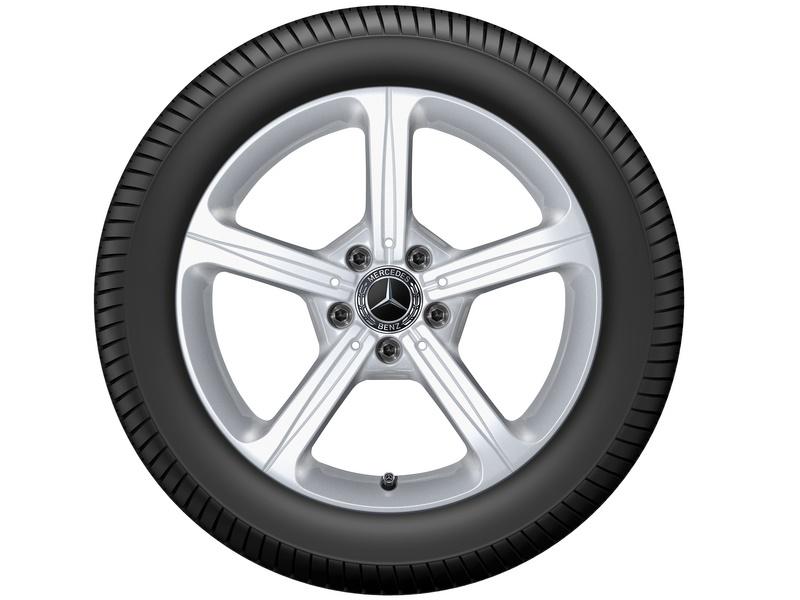A/B/CLA-Klasse Winterrad 5-Speichen Vanadiumsilber 205/55 R17 91H Hankook evo 2 MO Q44014311002A