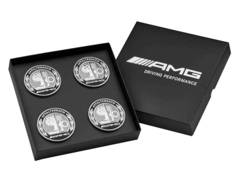 AMG Radnabenabdeckung mit AMG Wappen 4er Set A0004003100 AMG Radnabenabdeckung mit AMG Wappen 4er Set A0004003100