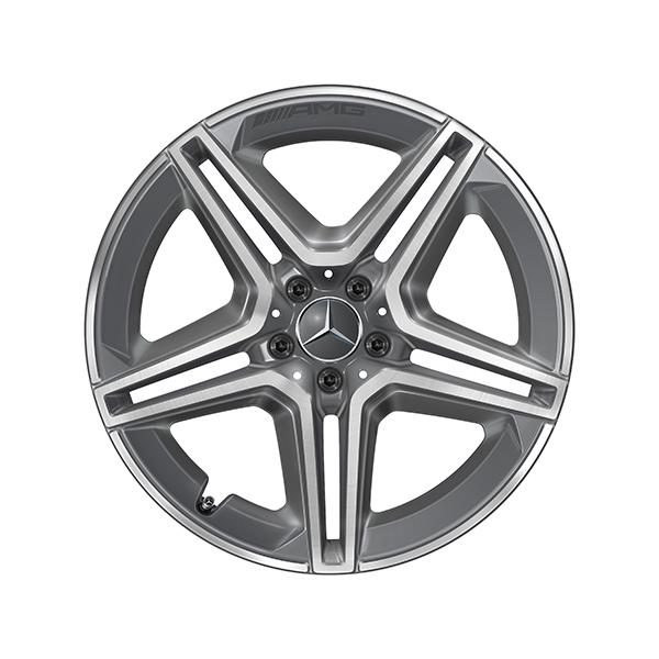 AMG 5 Doppelspeichen Felge 20 Zoll glanzgedreht GLE Baureihen V167 A16740132007X44 AMG 5 Doppelspeichen Felge 20 Zoll glanzgedreht GLE Baureihen V167 A16740132007X44