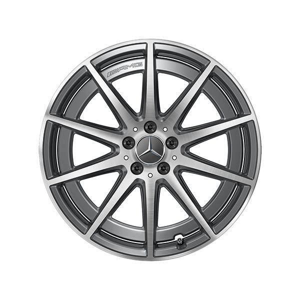 GLE Baureihe 167 AMG 10-Speichen-Rad, 50,8 cm (20 Zoll), glanzgedreht A16740140007Y51 GLE Baureihe 167 AMG 10-Speichen-Rad, 50,8 cm (20 Zoll), glanzgedreht A16740140007Y51