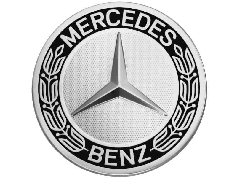 Radnabenabdeckung Stern mit Lorbeerkranz klassisches Design A17140001259040 Radnabenabdeckung Stern mit Lorbeerkranz klassisches Design A17140001259040
