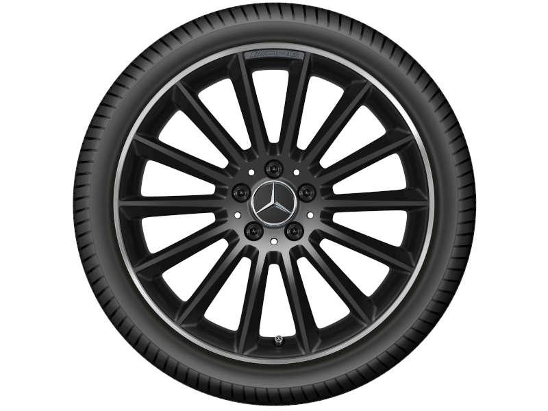 A/B/CLA-Klasse Sommerkomplettrad AMG Vielspeichen-Rad Schwarz 225/40 R19 Q440241710920
