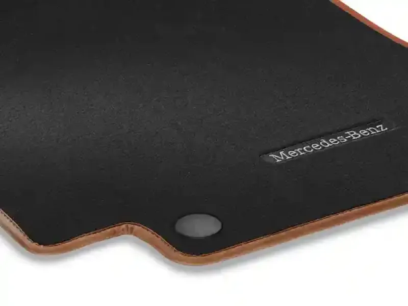 Veloursmatten CLASSIC, Satz, 4-teilig Schwarz/Beechbrown - A17868073008H36