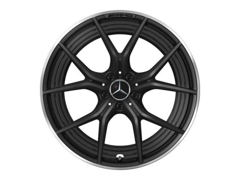 AMG Schmiederad Kreuzspeichen Design 21 Zoll schwarz matt glanzgedreht C192 Baureihe
