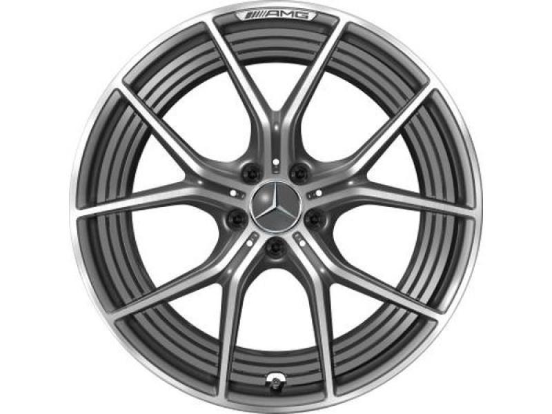 AMG Schmiederad Kreuzspeichen Design 21 Zoll Tantalgrau für C192 Baureihe