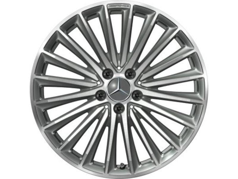 AMG Vielspeichen Rad 19 Zoll titangrau glanzgedreht für AMG GT C192 Baureihe