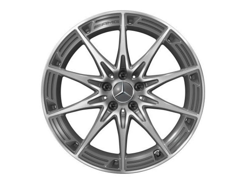 Mercedes AMG 10-Speichen Felge 20 Zoll tantalgrau für AMG GT C192 Baureihe