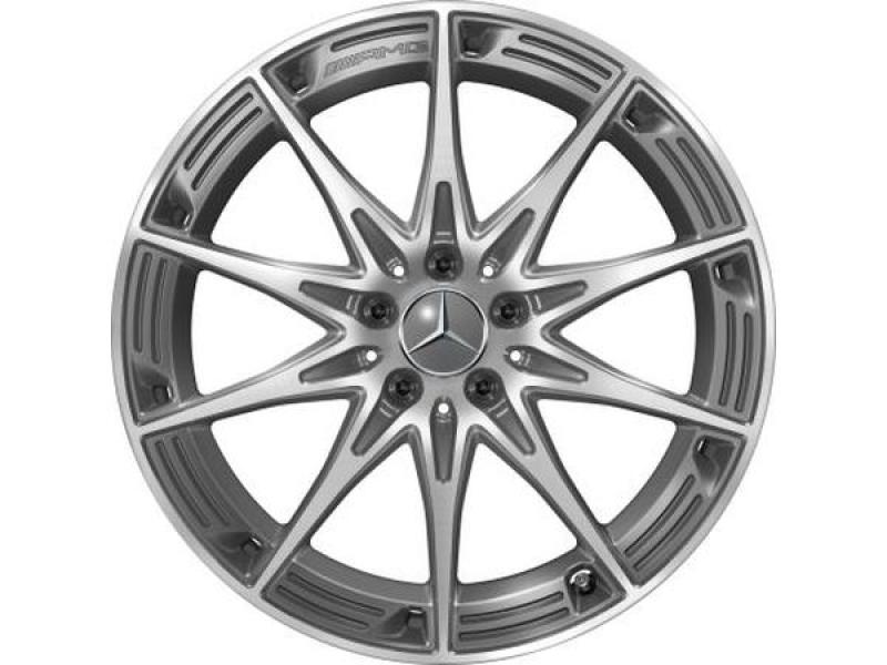 Original Mercedes AMG 20 Zoll 10-Speichen Felge tantalgrau für AMG GT C192 Baureihe