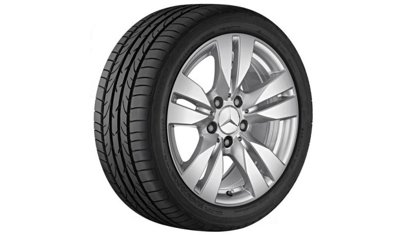 5-Doppelspeichen-Rad, 43,2 cm (17 Zoll) Baureihe C/S/W 204 A20440176029765 5-Doppelspeichen-Rad, 43,2 cm (17 Zoll) Baureihe C/S/W 204 A20440176029765