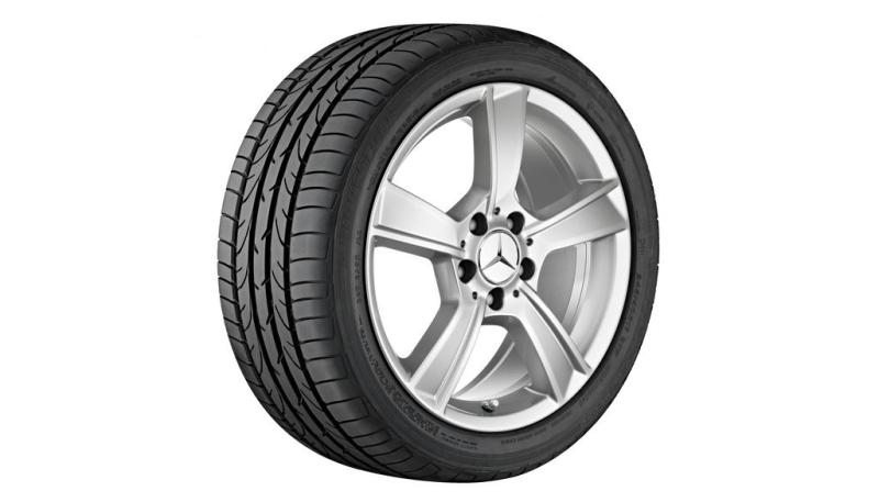 5-Speichen-Rad, 43,2 cm (17 Zoll) Baureihe C/S/W 204 A20440190029765 5-Speichen-Rad, 43,2 cm (17 Zoll) Baureihe C/S/W 204 A20440190029765