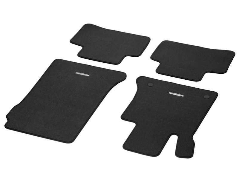 Schwarze Veloursmatten für GLK – Qualität von Mercedes-Benz