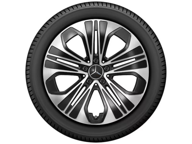 Original Mercedes-Benz Felge mit 5-Speichen-Rad, Aero 19 Zoll glanzgedreht für E-Klasse - Hochwertiges Zubehör für Mercedes-Fahrzeuge