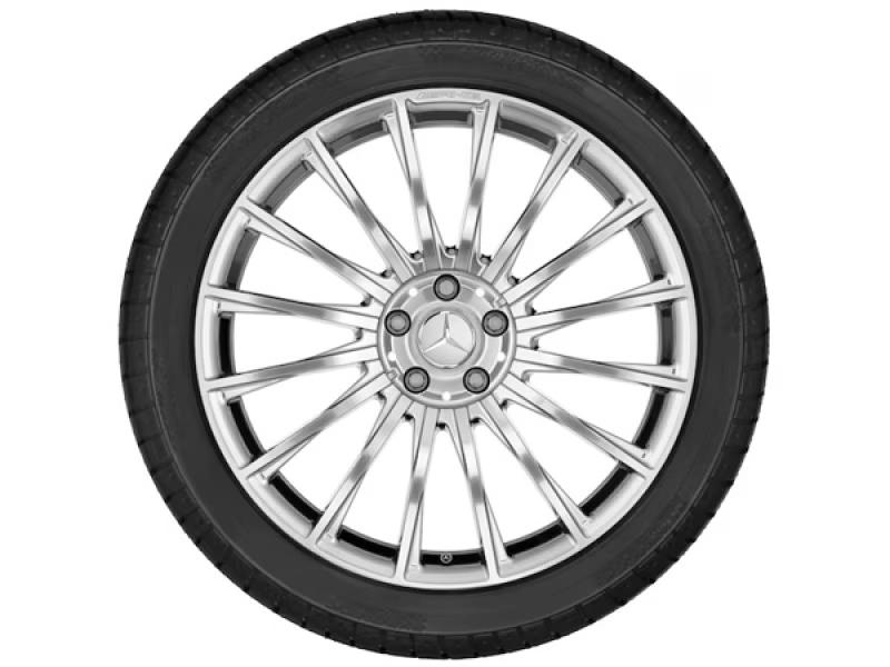 20 Zoll AMG Schmiederad im Vielspeichen-Design in Titangrau für Mercedes-Benz S-Klasse AMG Modelle, hochglanzpoliert, Artikelnummer A22240110007X15 20 Zoll AMG Schmiederad im Vielspeichen-Design in Titangrau für Mercedes-Benz S-Klasse AMG Modelle, hochglanzpoliert, Artikelnummer A22240110007X15