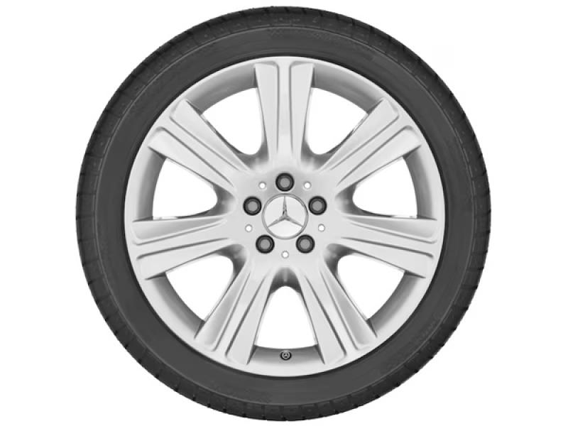 19 Zoll Alufelge Mercedes-Benz glanzgedreht