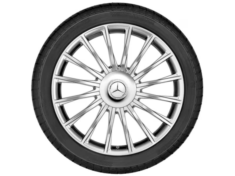 Original Mercedes-Benz Vielspeichen-Rad 20 Zoll, silberfarben poliert, für die S-Klasse W222, Teilenummer A22240144007X15 Original Mercedes-Benz Vielspeichen-Rad 20 Zoll, silberfarben poliert, für die S-Klasse W222, Teilenummer A22240144007X15