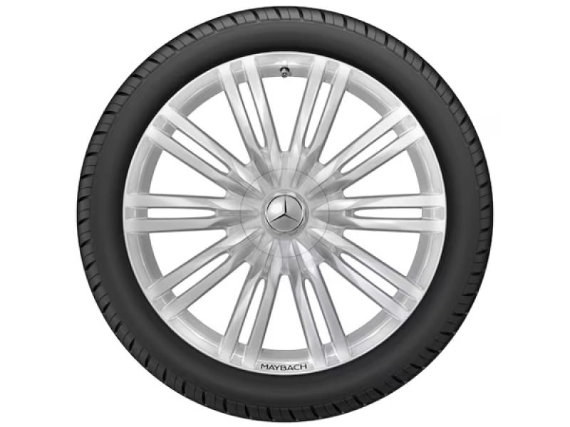 20 Zoll Maybach Mercedes-Benz 10-Doppelspeichen-Rad, glanzgedreht, für S-Klasse W223