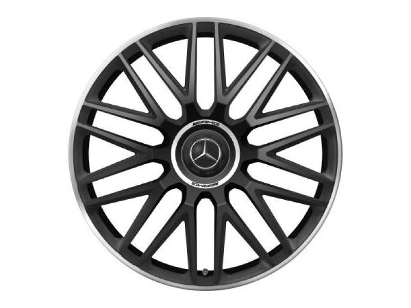 AMG GT Felge 21 Zoll Vorderachse schwarz matt glanzgedreht Original Mercedes-Benz