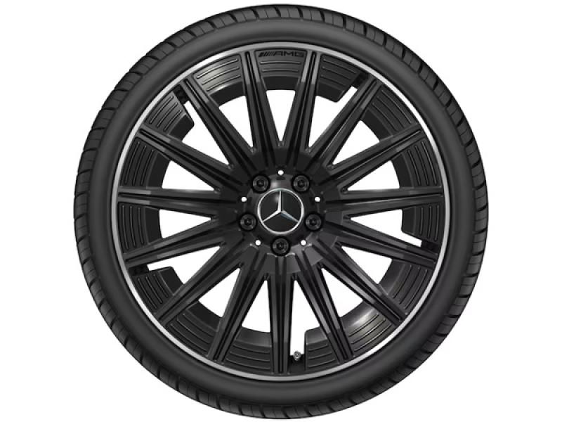 Detailansicht des AMG Vielspeichen-Rads in 20 Zoll für Mercedes CLE 236