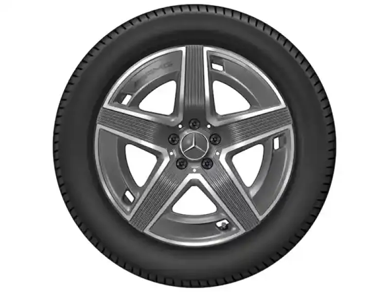 Original Mercedes-Benz AMG 19-Zoll 5-Speichen-Rad, Tantalgrau für GLC C254 - A25440104007Y51