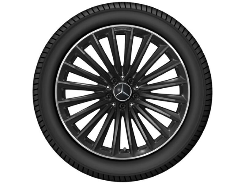 AMG GLC Rad Vielspeichen schwarz glanzgedreht