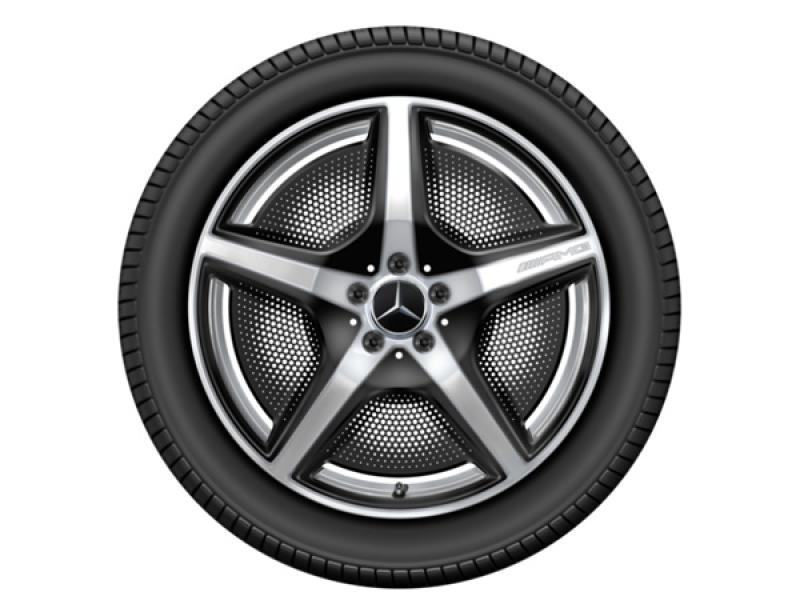 AMG 5-Speichen-Rad EQE 20 Zoll vanadiumsilber