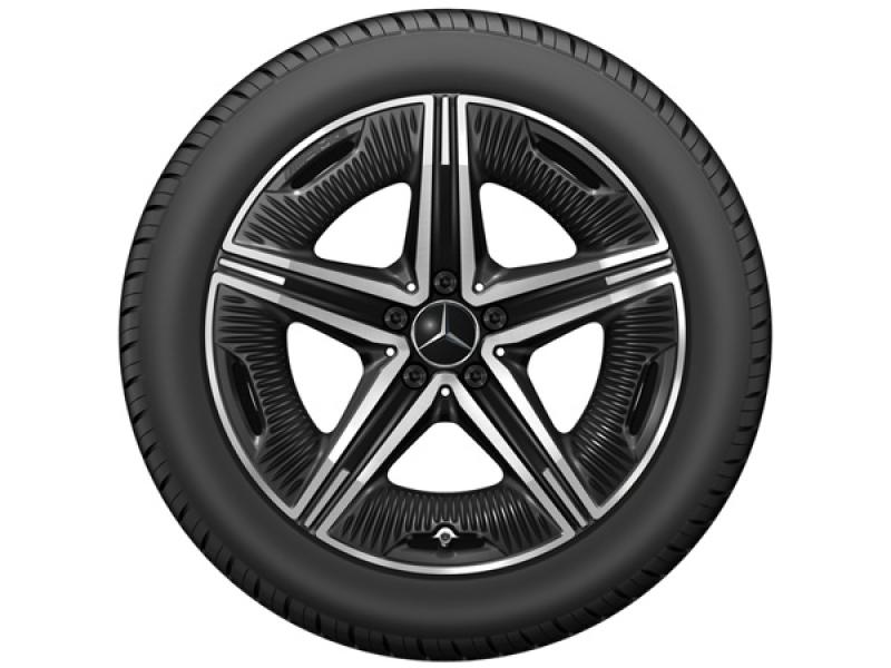 AMG 5-Doppelspeichen-Rad EQE, 19 Zoll glanzgedreht