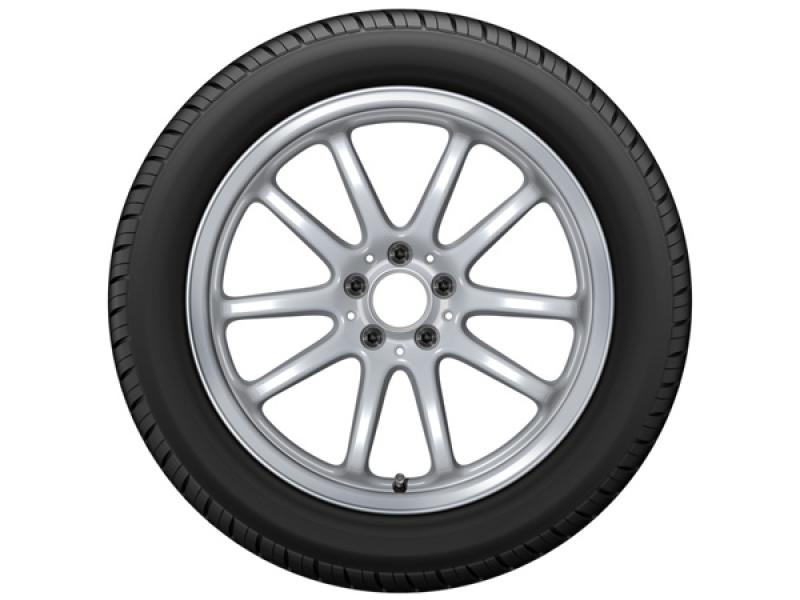 Original Mercedes-Benz EQE Aero Felge, 19 Zoll, vanadiumsilber, mit aerodynamischem 5-Speichen-Design Original Mercedes-Benz EQE Aero Felge, 19 Zoll, vanadiumsilber, mit aerodynamischem 5-Speichen-Design