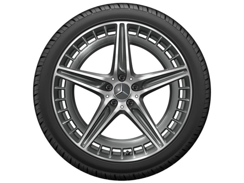 AMG EQS 21 Zoll Felge glanzgedreht – Original Mercedes-Benz Leichtmetallrad