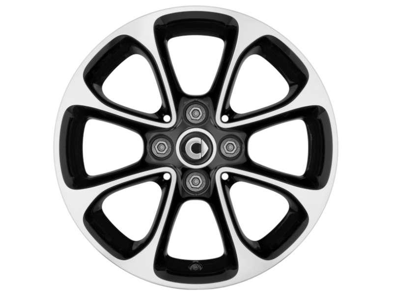 Original Smart 8 Speichen Leichtmetallfelge 15 Zoll