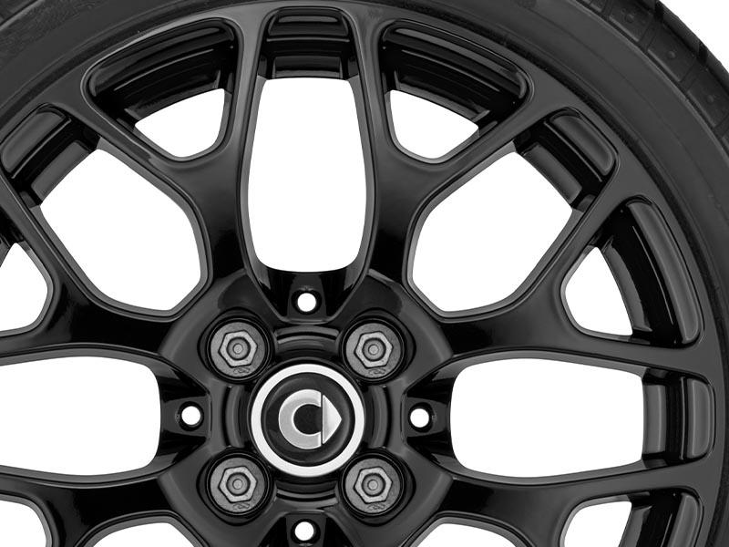 smart Räder 16 Zoll in Schwarz smart Räder 16 Zoll in Schwarz