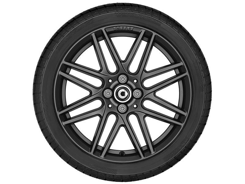 Exklusive smart-BRABUS 17-Zoll Felgen