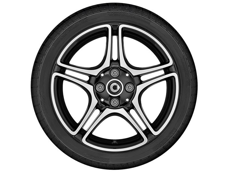 Original Smart 16-Zoll 5 Soppelspeichen Leichtmetallrad