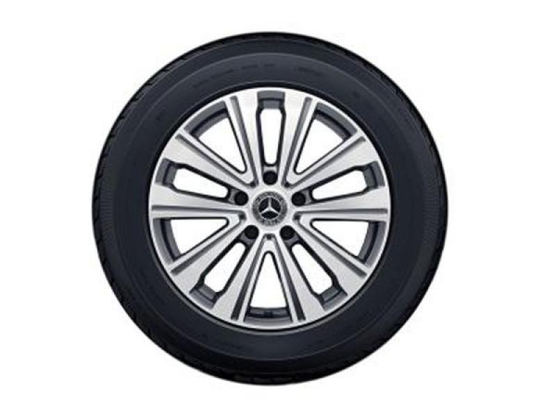 Original Mercedes-Benz 5-Speichen-Leichtmetallrad in Grau, 19 Zoll (8,5 J x 19 ET 52) für G-Klasse W463 ab Baujahr 2018 – hochwertige Felge mit geprüfter Sicherheit und markantem Design.