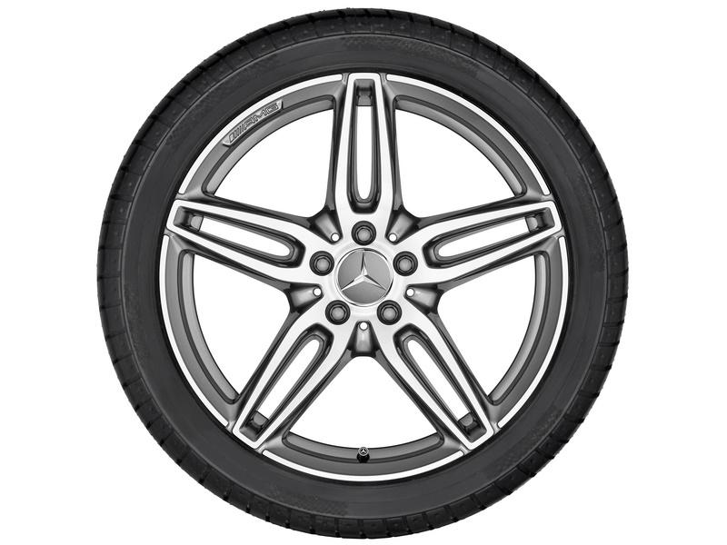 AMG Winterkompletträder (4Stück) 5-Doppelspeichen Grau Glanzgedreht 245/40 R19 98V Michelin XL Pilot Alpin 5 MO Q440141511540/50/60/70