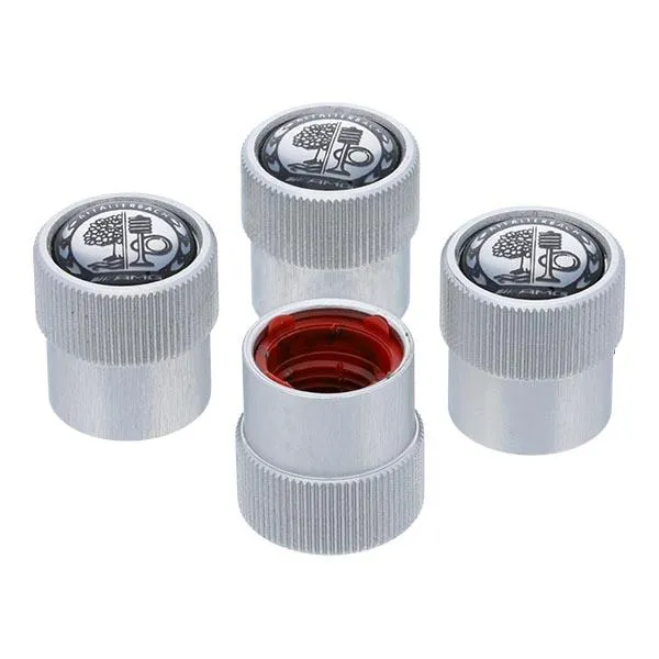 AMG Ventilzierkappen mit AMG Wappen Ausführung satin-silber B66472005