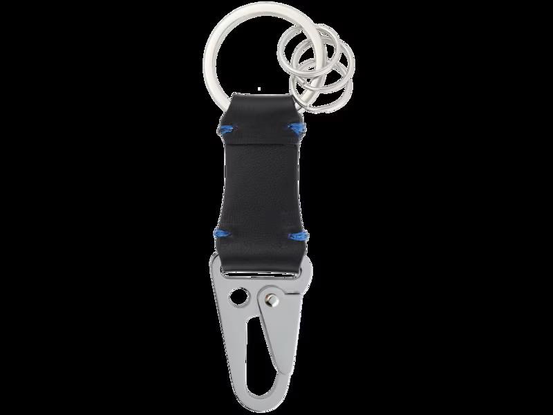 Schlüsselanhänger schwarz/blau