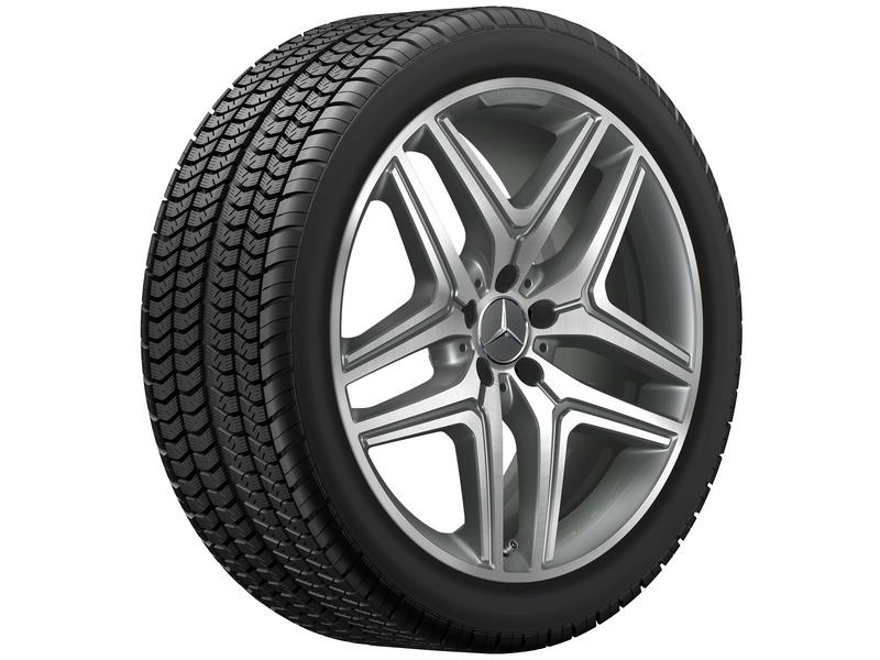 GLB-Klasse Winterrad AMG 5-Doppelspeichen Grau Glanzgedreht 255/40 R20 101V Michelin Pilot Alpin 5 MO1