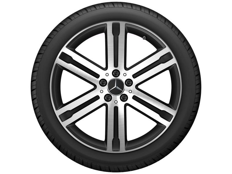 GLB-Klasse Winterrad 6-Speichen Schwarz Matt Glanzgedreht 235/45 R20 96H Bridgestone Blizzak LM001 MO